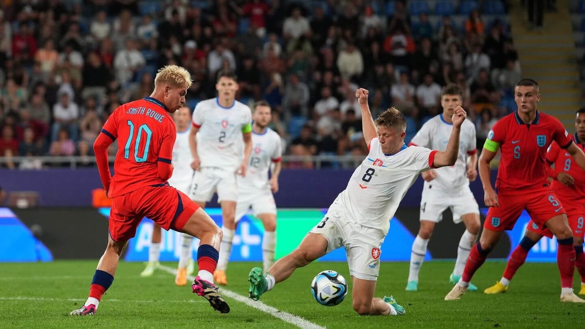 How England beat Czech Republic 2-0 in U21 Euro 2023 game with goals by  Ramsey, Smith Rowe - The Athletic